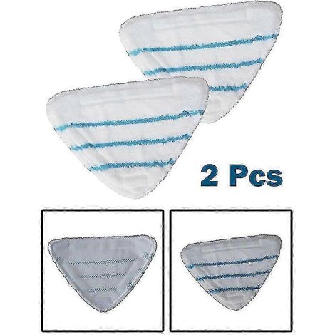 AURA Lot de 2 lingettes lavables pour nettoyeur vapeur BELDRAY BEL0636 - Lingettes en microfibre - Fournitures ménagères - Nettoyage vapeur (1/5)