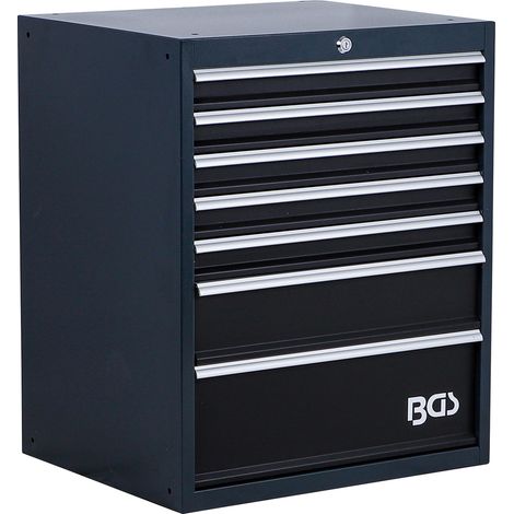 BGS Armoire basse à tiroirs, 7 tiroirs, vide (1/4)