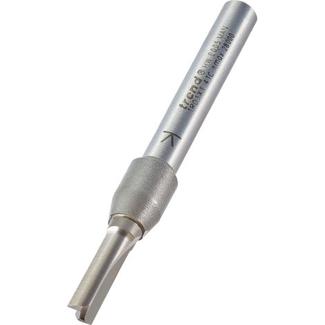 Trend TR03X1/4TC 1/4"" 2 Flute 5mm Straight Kitchen Fitters Jig Router Cutter