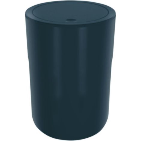 Papelera basculante para baño PS COCCO  gris oscuro Spirella