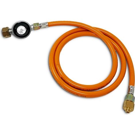 Kit adattatore tipo WEBER con Regolatore 8kg 1.5bar, con manichetta per collegamento BBQ