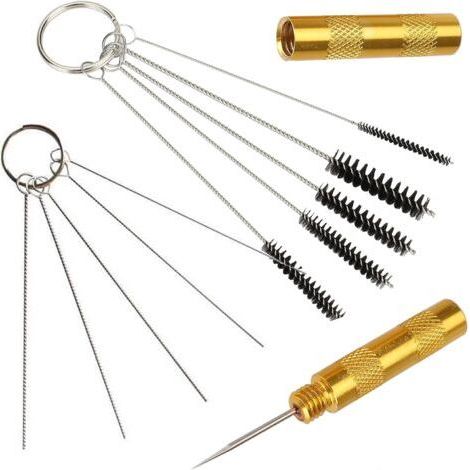 3-Piece Airbrush Cleaning and Repair Kit (Brushes, Stainless Steel Needles) (1/5)