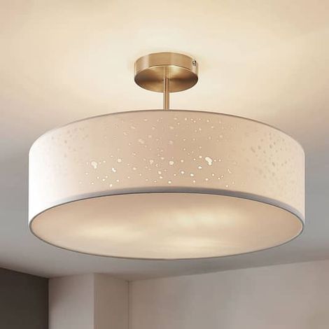 [GEBRAUCHT] Lindby Deckenlampe Umma Hängelampe Licht Wohnzimmerlampe Leuchte ø 50cm E27 Weiß B-Ware (1/2)