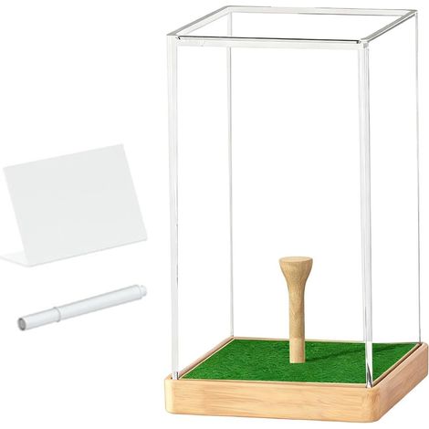 Présentoir pour balles de golf anti-poussière , protection collectionneurs , vitrine , d exposition