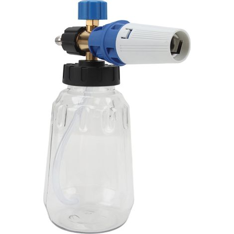 Pulvérisateur de mousse pour lavage de voiture, raccord rapide 1/4 pouce, canon à mousse pour nettoyeur haute pression 4 000 PSI (1/5)