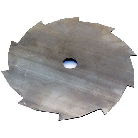Cuchilla de disco para desbrozadora compatible 250 mm diámetro interior 25,4 mm