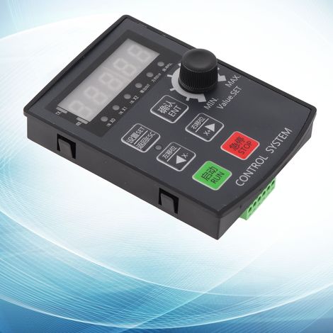 Contrôleur de moteur avec affichage à cinq chiffres, interrupteurs de fin de course positifs et négatifs, module de commande de mouvement pour moteur pas à pas/servomoteur. (1/5)