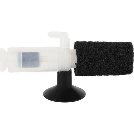 Filtro de esponja ultrasilencioso para mini acuarios con ventosa – plástico y esponja – ideal para acuarios pequeños (1/5)