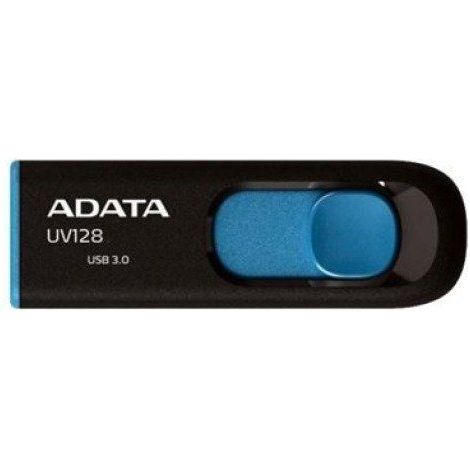 ADATA Lapiz Usb UV128 32GB USB 3.2 Negro/Azul (1/5)