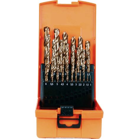 PROJAHN Bohrer-Kassette ECO 25-tlg, HSS-Co 1-13mm, kurze Spiralbohrer (1/4)