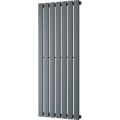 Typhoon - Anthracite Vertical Radiator H1200mm x W476mm Single Panel