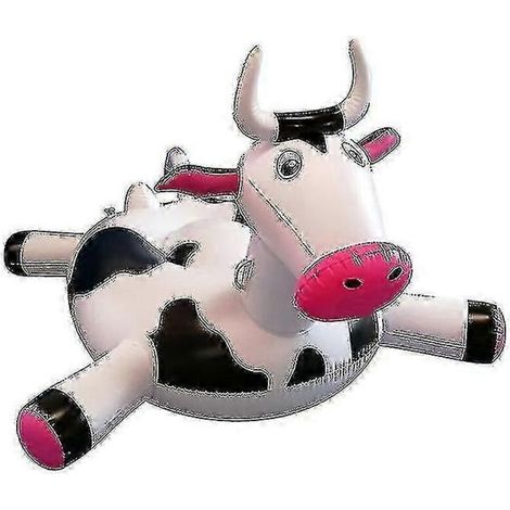 Bouée gonflable vache pour enfants et adultes, radeau, bateau flottant, jouet de natation pour l'été