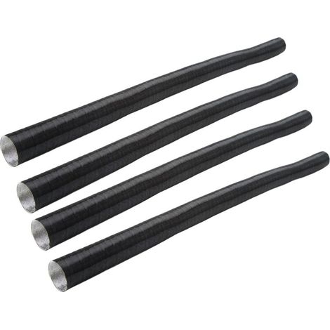 Manguera de calefacción flexible de 42 mm – paquete de 4 para sistema Eberspacher, entrada de aire y salida de gases de combustión, corrugada y expandible. (1/5)
