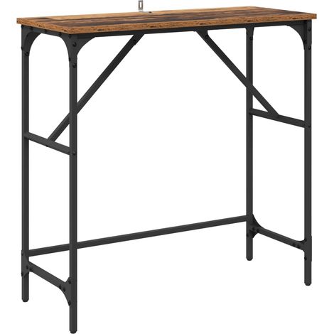 Maison Exclusive - Table console Bois ancien 75 x 32 x 75 cm Bois d'ingénierie