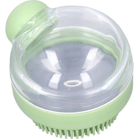 Brosse de bain pour chien et chat, peigne pour retirer les poils morts, brosse de massage en silicone souple pour le toilettage des animaux (1/5)