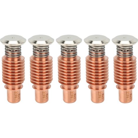 Lot de 5 électrodes torche plasma en cuivre résistant à haute température pièces détachées 220971 (1/5)