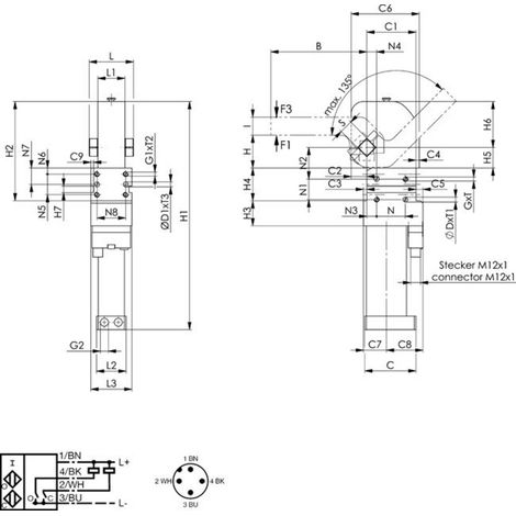AMF Spanneisen 6314V mit Treppenzähnen Länge 125 mm für Spannschraube M10 (1/4)