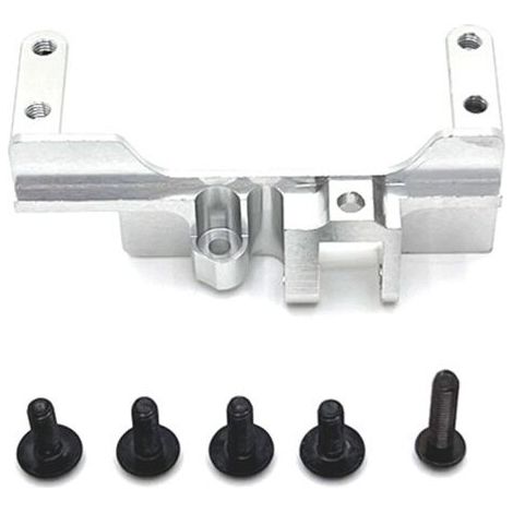 Kit de montaje de asiento para eje delantero de mejora de coche RC para MJX 1/12 H12Y H12Y + Accesorios de mejora para coche RC Plata