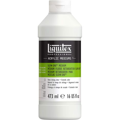 Liquitex, Medium ritardante Slow-Dri per mescolanze, liquido, 473 ml (1/5)