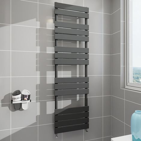 AICA Towel Rail Radiator Designer Central Heating Anthracite 1600x450mm