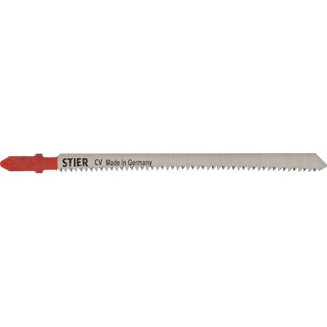 Lame de scie sauteuse STIER ST 110/2/1,45 coupe très nette et sans éclats dans le bois et les plans de travail de cuisine 20 pièces