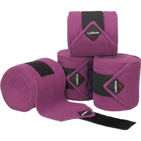 Set da 4 fasce per cavalli LeMieux modello Polo PRUGNA