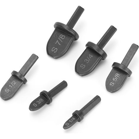 Ensemble de 6 outils d'élargissement de tuyaux pour perceuse électrique, accessoires pour outils de formage d'extrémités de tuyaux AC. (1/5)