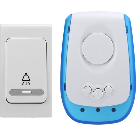 AC Music Drahtlose elektronische Türklingel mit Knopf für Zuhause, Büro und Fabrik (100-240V Stecker). (1/5)