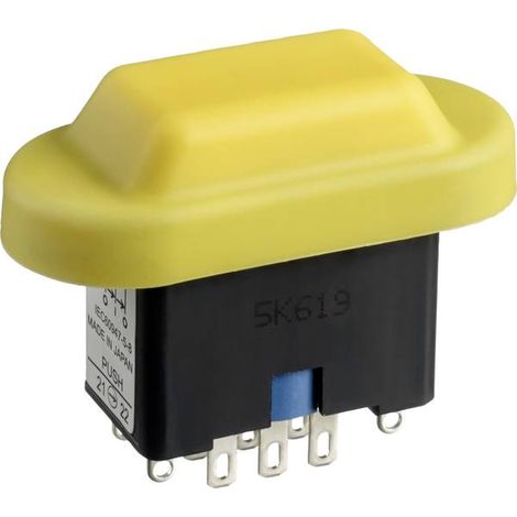 Idec HE6B-M211Y HE6B-M211Y Interruttore a bilanciere 125 V/AC, 30 V/DC 3 A 1 x On/Off/On Permanente (L x L) 54 mm x 25