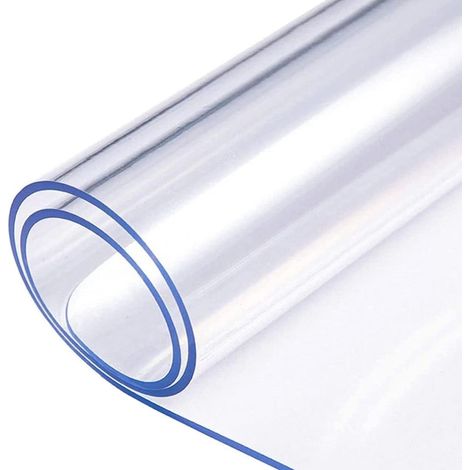 Sous-main Bureau - Transparent - Résistant Chaleur 100 °C - Antidérapant - PVC Sans BPA - 100 x 50 cm (1/5)
