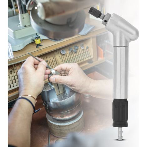 Ensemble ponceuse pneumatique à angle courbé de 121N et stylo de polissage, vitesse ultra-élevée de 65 000 tr/min (1/5)