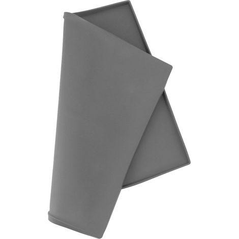 Tapis de cuisson en silicone robuste pour barbecue, protège votre plancha des rongeurs, des débris et de la rouille. Tapis toutes saisons, 43 cm (17 po), gris. (1/5)