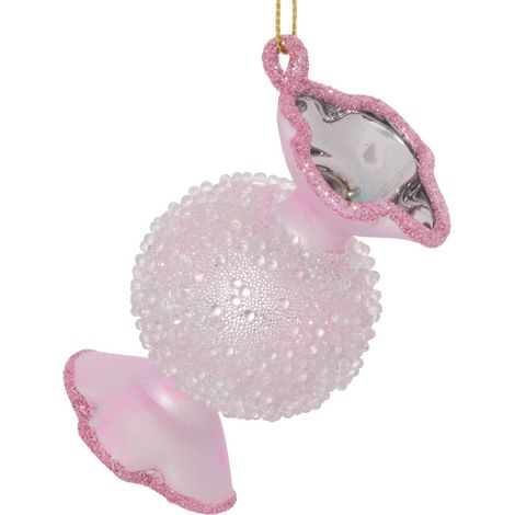 Sdn vetro caramella rosa blu 8cm - Feeric lights & christmas (1/5)