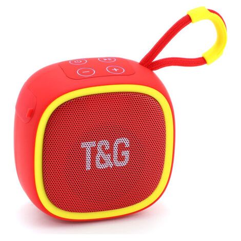 TG659 MINI Tragbarer kabelloser Bluetooth-Lautsprecher mit Subwoofer für Outdoor-Sportarten – Rot