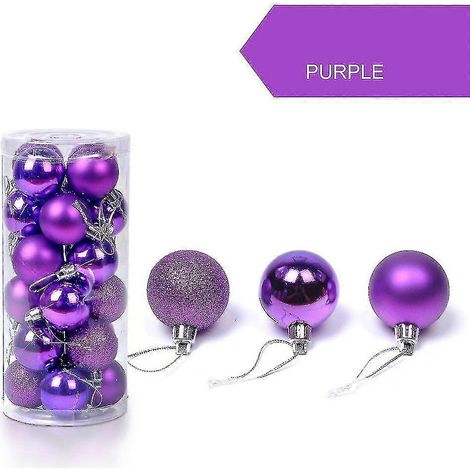 Adornos navideños de 30 mm, bola de árbol de Navidad, adorno colgante para fiestas en el hogar, decoración n.º 4188 (1/3)