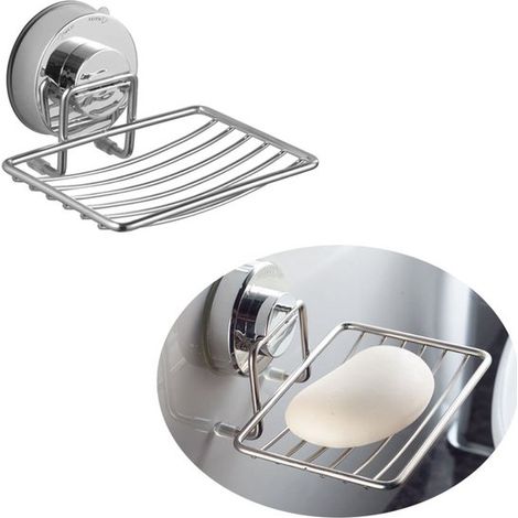 Jabonera,Soportes para jabón,Soporte para jabón,Soporte para jabón con desagüe,1 pieza,Soporte para jabón con ventosa,Soporte para jabón de ducha (1/5)