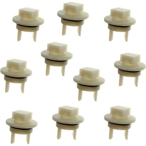 10 manchons d'engrenage en plastique pour hachoir à viande 418076 compatibles avec -- (1/5)