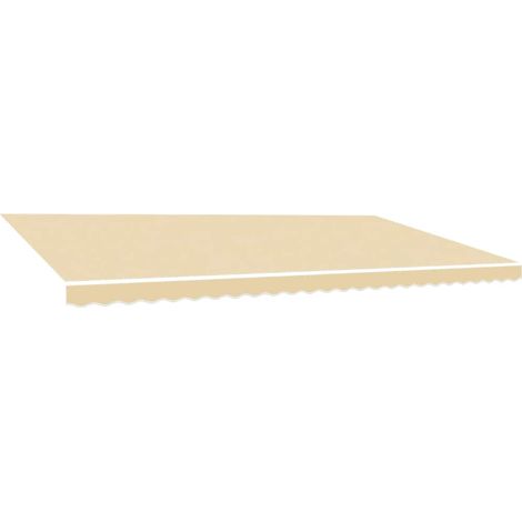Maison Exclusive - Tessuto di Ricambio per Tenda da Sole Crema 580x295 cm Poliestere (1/5)