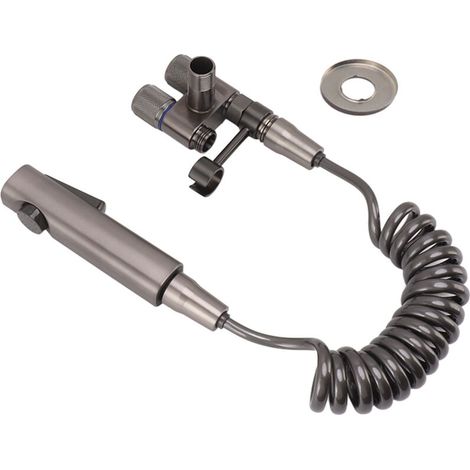 Bidet Sprayer for Toilet Handheld Bidet Attachment Toilet Sprayer Set with Hose for Feminine Wash Hygiene Grey (1/5)