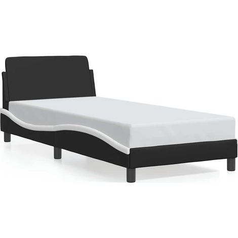 Maison Exclusive - Giroletto Dover Nero e Bianco 90x190 cm in Similpelle (1/5)