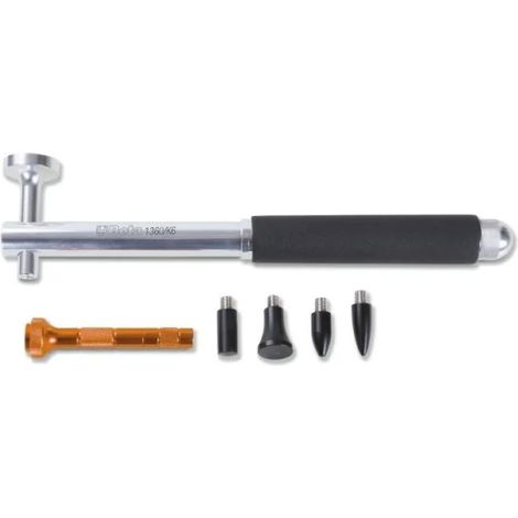 Beta 1360/K6 Marteau de carrossier en aluminium avec accessoires (1/4)