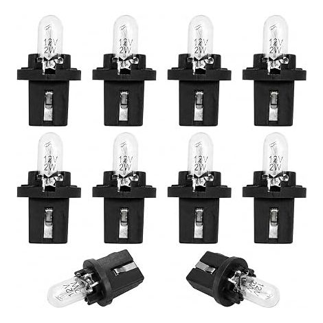 T5 12V LED Dashboard Bulbs Light Yellow (1/5)