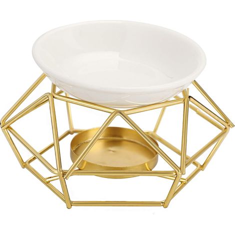 Élégant bougeoir nid d'oiseau, plaque chauffante, brûleur de parfum, aromathérapie, cire, bougie, brûleur à tarte, diffuseur d'ambiance, chambre.