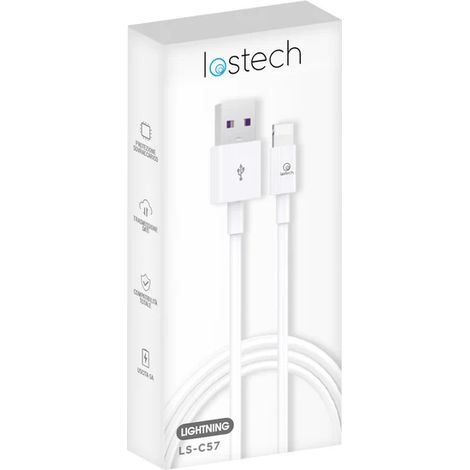 Cavo Smartphone Ls C57 Lostech Usb Lightning Bianco 120 cm 4 Pezzi (1/4)