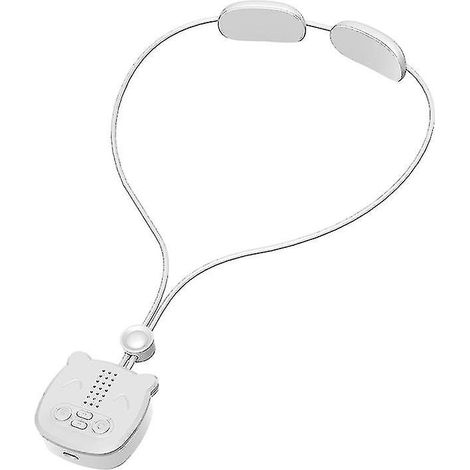 Ems Masseur de Cou Électrique à Double Point de Pression Masseur de Lymphvité Masseur Cervical à Compresse Chaude à Impulsions (Couleur: Blanc) (1/5)