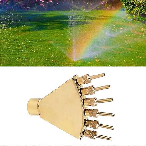 Buse en cuivre de 2,5 cm (1 pouce) en forme de queue de phénix pour fontaine (1/4)