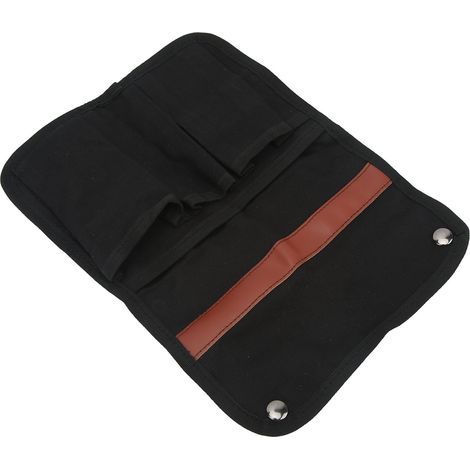 Sac de rangement pour chaise pliante avec poches multiples, parfait pour la pêche, camping et activités extérieures, couleur noir. (1/5)