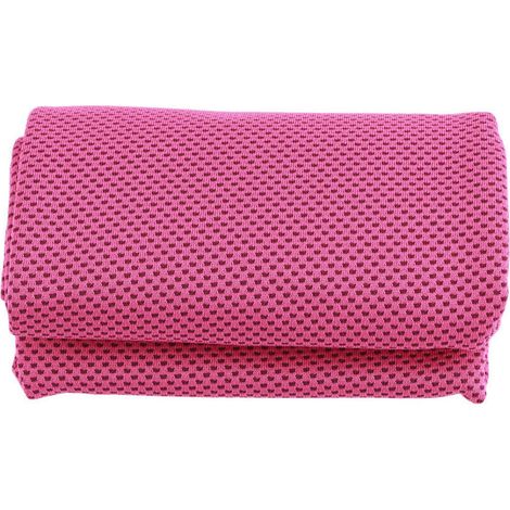 Serviette de bain de sport super respirante et rafraîchissante (magenta)