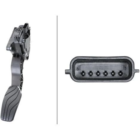 Capteur, position d'accelerateur Hella 6PV 009 978-791 NISSAN 18002-4BA0A