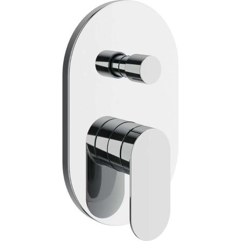 Ravak Chrome II - Grifo empotrado para 2 dispositivos, cromo X070454 (1/4)